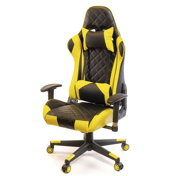 Крісло геймерське АКЛАС Пегас PL RL Чорно-жовтий-0