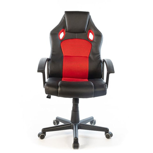 Крісло геймерське АКЛАС Анхель NEW PL TILT Чорно-червоний-1