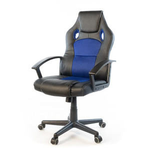Крісло геймерське АКЛАС Анхель NEW PL TILT Чорно-синій