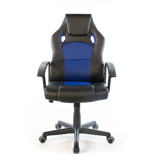 Кресло геймерское АКЛАС Анхель NEW PL TILT Чёрно-синий-1