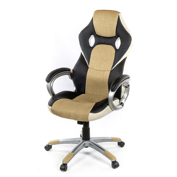 Кресло геймерское АКЛАС Антарес PL TILT Бежевый-0