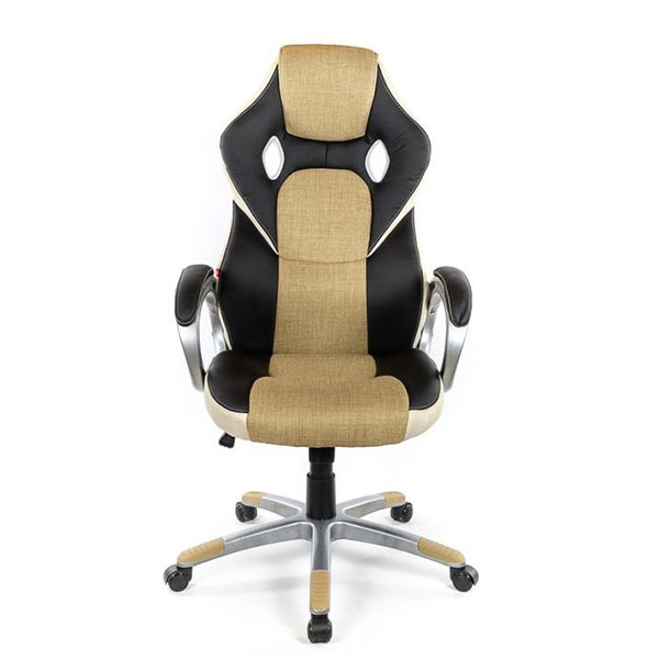 Кресло геймерское АКЛАС Антарес PL TILT Бежевый-1