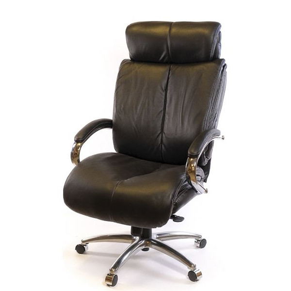 Кресло руководителя АКЛАС Аризона Soft CH MB Чёрный-0