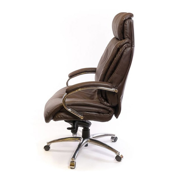 Кресло руководителя АКЛАС Аризона Soft CH MB Коричневый-2