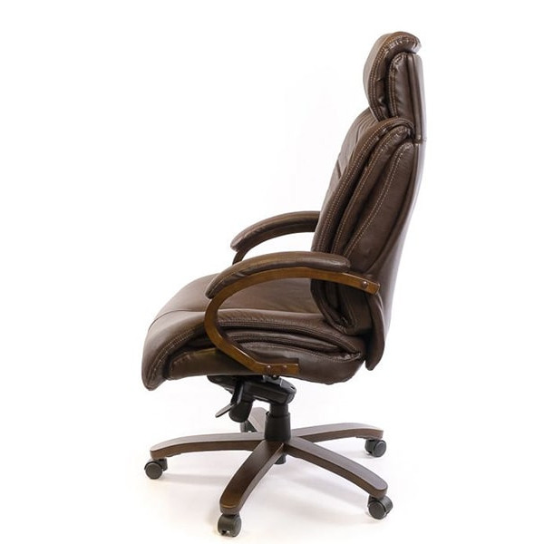 Кресло руководителя АКЛАС Аризона Soft EX MB Коричневый-2