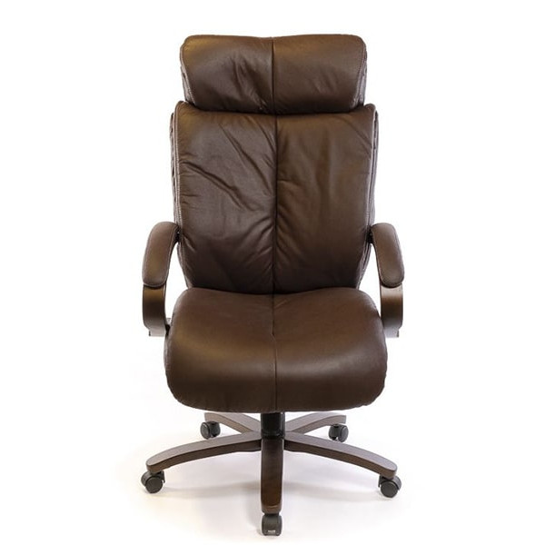 Кресло руководителя АКЛАС Аризона Soft EX MB Коричневый-1