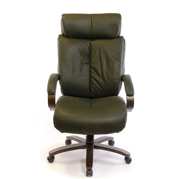 Кресло руководителя АКЛАС Аризона Soft EX MB Зелёный-1