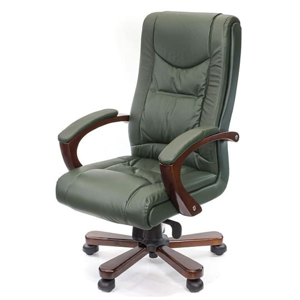 Кресло руководителя АКЛАС Артур EX MB Зеленый-0