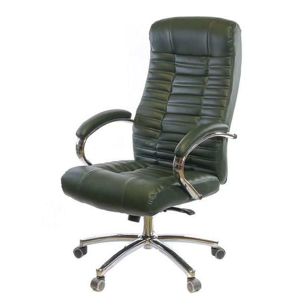 Крісло керівника АКЛАС Атлант CH ANF Темно-зелений-0