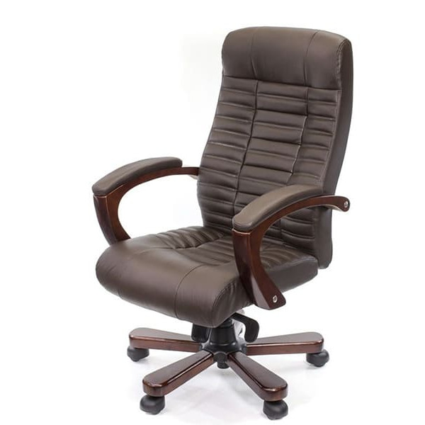 Кресло руководителя АКЛАС Атлант EX MB Коричневый-0