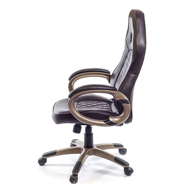 Кресло руководителя АКЛАС Блиц PL TILT Коричневый-2