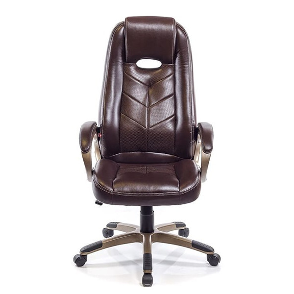 Кресло руководителя АКЛАС Брук PL TILT Коричневый-1