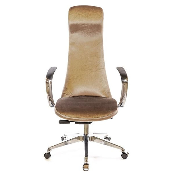 Кресло руководителя АКЛАС Челлини AL SR Коричневый-1
