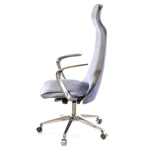 Крісло керівника АКЛАС Челліні AL SR Синій-2