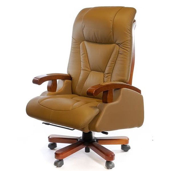 Кресло руководителя АКЛАС Деваро EX RL Бежевый-0