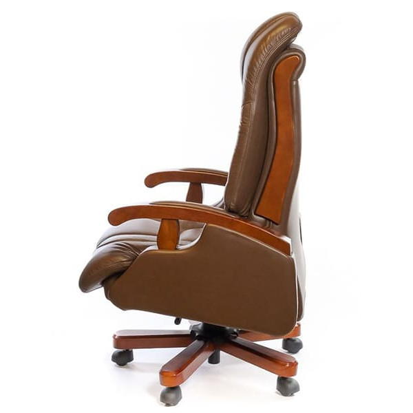 Крісло керівника Аклас Деваро EX RL Коричневий-2