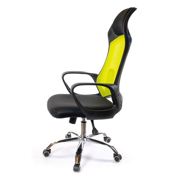 Крісло комп'ютерне АКЛАС Дорос CH ANF Чорно-салатовий-2