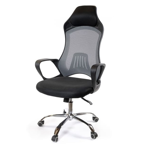 Кресло компьютерное АКЛАС Дорос CH ANF Чёрно-серый-0