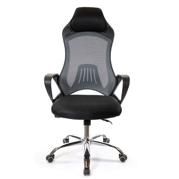 Кресло компьютерное АКЛАС Дорос CH ANF Чёрно-серый-1