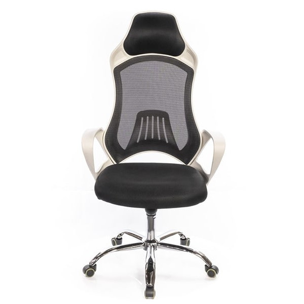 Кресло компьютерное АКЛАС Дорос W CH ANF Чёрно-белый Кресло компьютерное АКЛАС Дорос W CH ANF Чёрно-белый-1