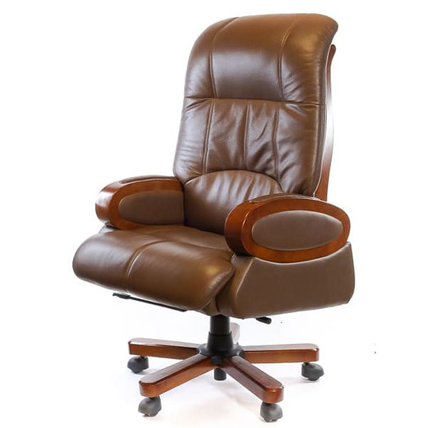 Крісло керівника Аклас Едісон EX RL Коричневий-0
