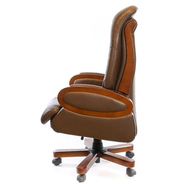 Крісло керівника Аклас Едісон EX RL Коричневий-2