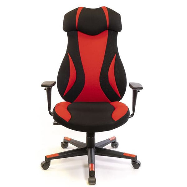 Крісло геймерське АКЛАС Епсилон PL SR Чорно-червоний-1