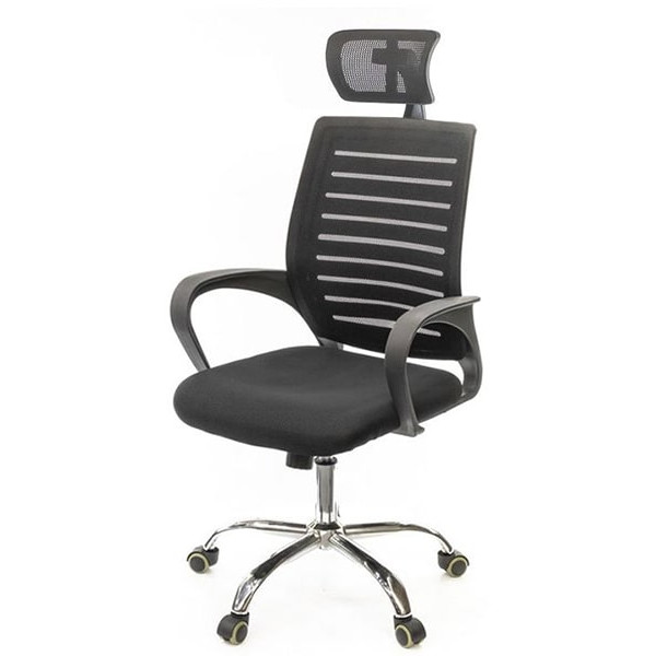 Кресло компьютерное АКЛАС Фиджи HR TILT Чёрный Кресло компьютерное АКЛАС Фиджи HR TILT Чёрный-0