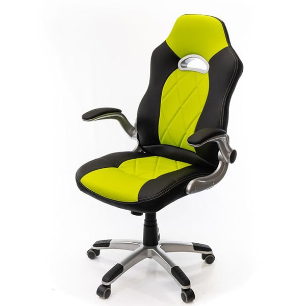 Крісло геймерське АКЛАС Форсаж 8 PL GTR TILT Чорно-салатовий-0