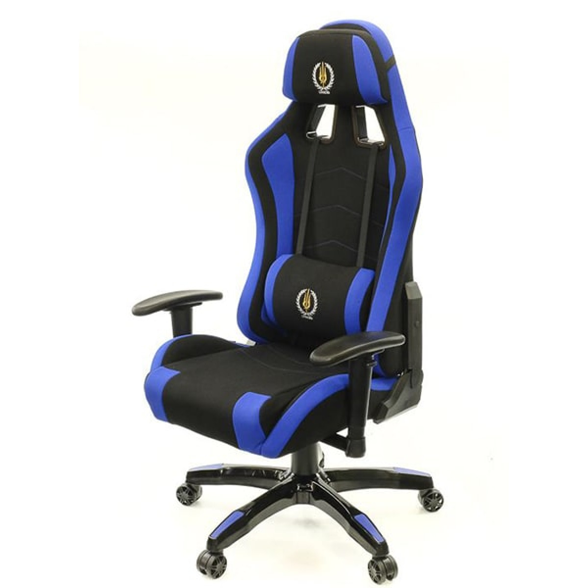 Кресло синие с высокой спинкой игровое