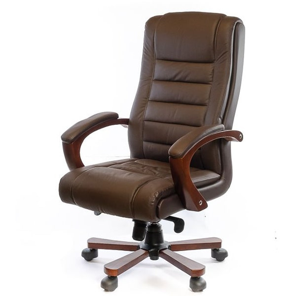 Кресло руководителя АКЛАС Гаспар EX MB Коричневый-0