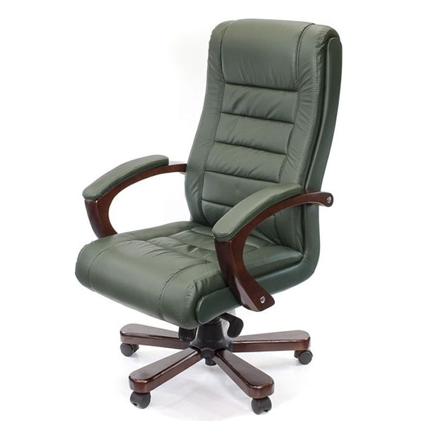 Крісло керівника АКЛАС Гаспар EX MB Зелений-0