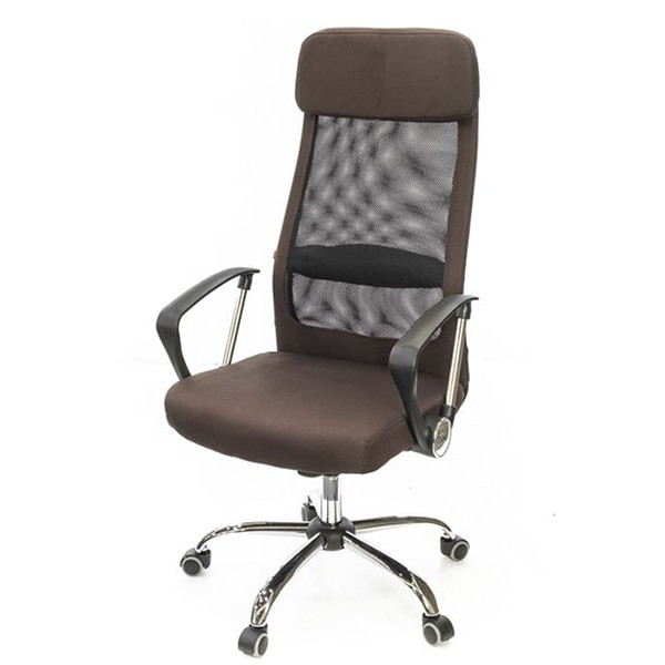 Кресло компьютерное АКЛАС Гилмор (Ультра) FX СН TILT Коричневый-0