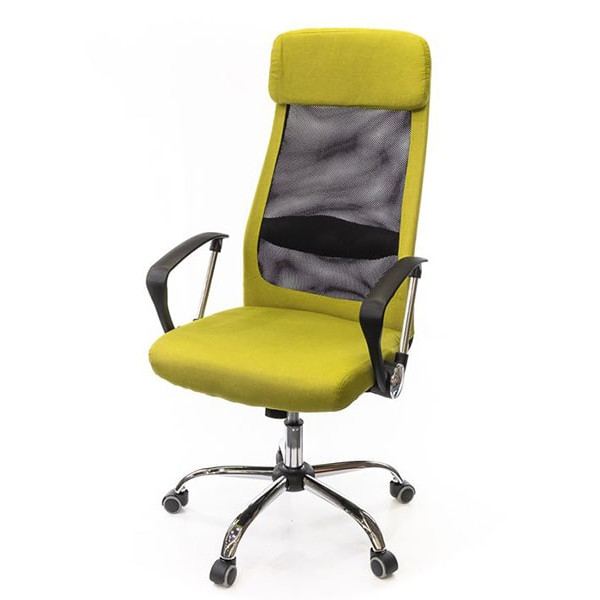 Крісло комп'ютерне АКЛАС Гілмор (Ультра) FX СН TILT Лаймовий-0