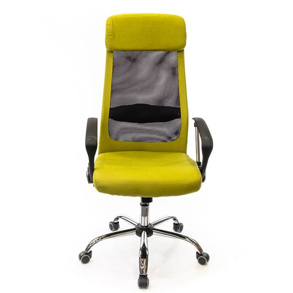 Крісло комп'ютерне АКЛАС Гілмор (Ультра) FX СН TILT Лаймовий-1