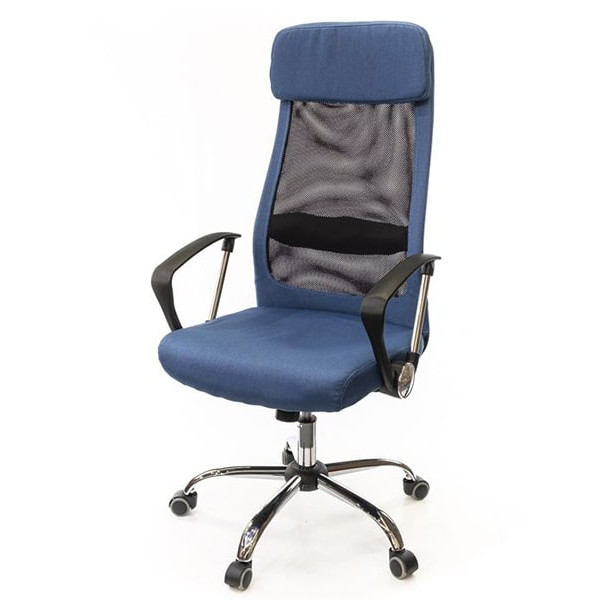 Крісло комп'ютерне АКЛАС Гілмор (Ультра) FX СН TILT Синій-0