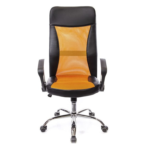 Крісло комп'ютерне АКЛАС Гілмор (Ультра) Люкс СН TILT Помаранчевий-1