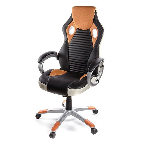 Кресло геймерское АКЛАС Григ PL TILT Оранжевый-0