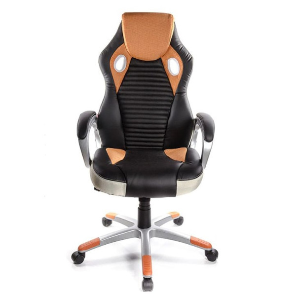 Кресло геймерское АКЛАС Григ PL TILT Оранжевый-1