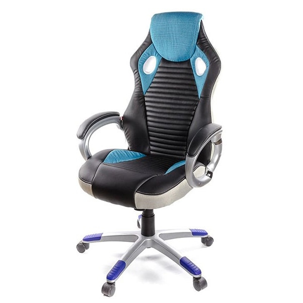 Крісло геймерське АКЛАС Григ PL TILT Синій-0