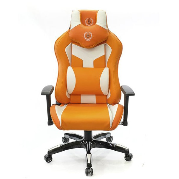 Кресло геймерское АКЛАС Гриндер PL RL Оранжево-белый Кресло геймерское АКЛАС Гриндер PL RL Оранжево-белый-1