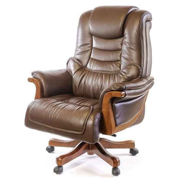 Крісло керівника АКЛАС Грінвальд EX D-TILT Коричневий-0