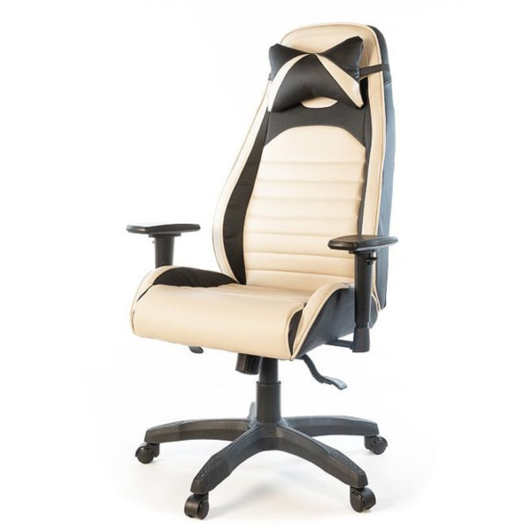 Крісло геймерське АКЛАС Хазард PL ANF Чорно-бежевий Крісло геймерське АКЛАС Хазард PL ANF Чорно-бежевий-0