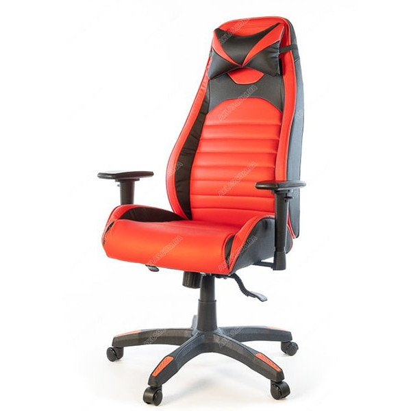 Кресло геймерское АКЛАС Хазард PL ANF Чёрно-красный-0