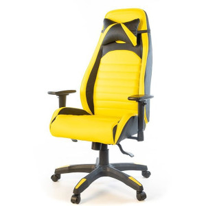 Кресло геймерское АКЛАС Хазард PL ANF Чёрно-жёлтый