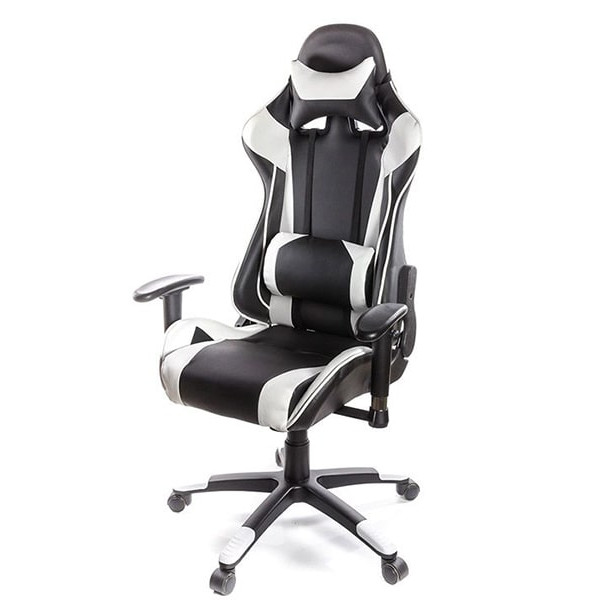 Крісло геймерське АКЛАС Хорнет PL RL Чорно-білий-0