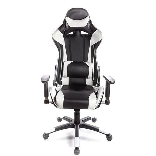 Крісло геймерське АКЛАС Хорнет PL RL Чорно-білий-1