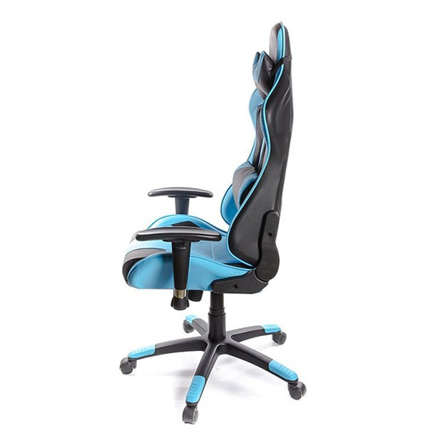 Кресло геймерское АКЛАС Хорнет PL RL Чёрно-голубой-2
