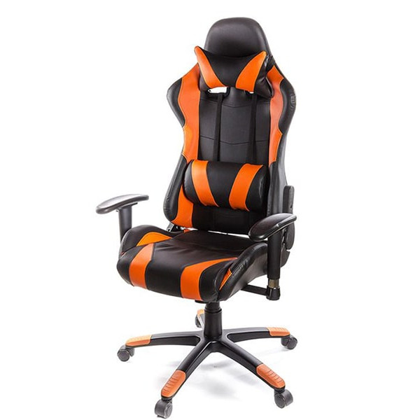 Крісло геймерське АКЛАС Хорнет PL RL Чорно-жовтогарячий-0