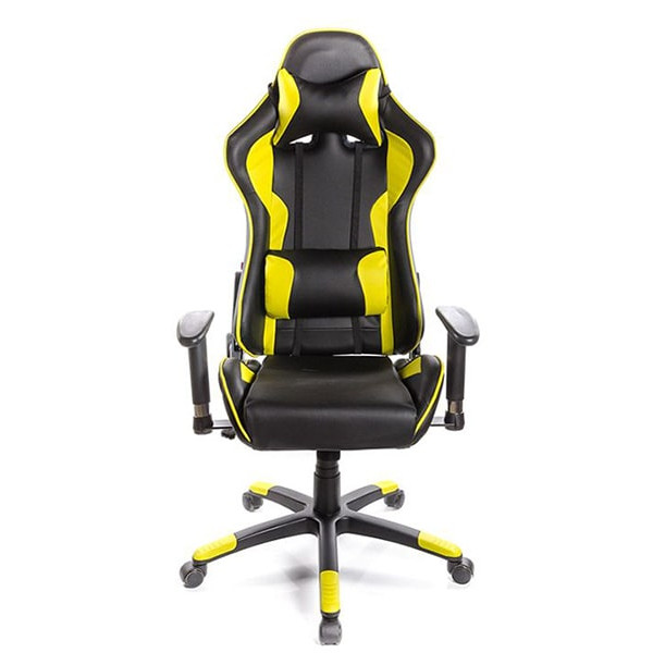 Кресло геймерское АКЛАС Хорнет PL RL Чёрно-жёлтый-1